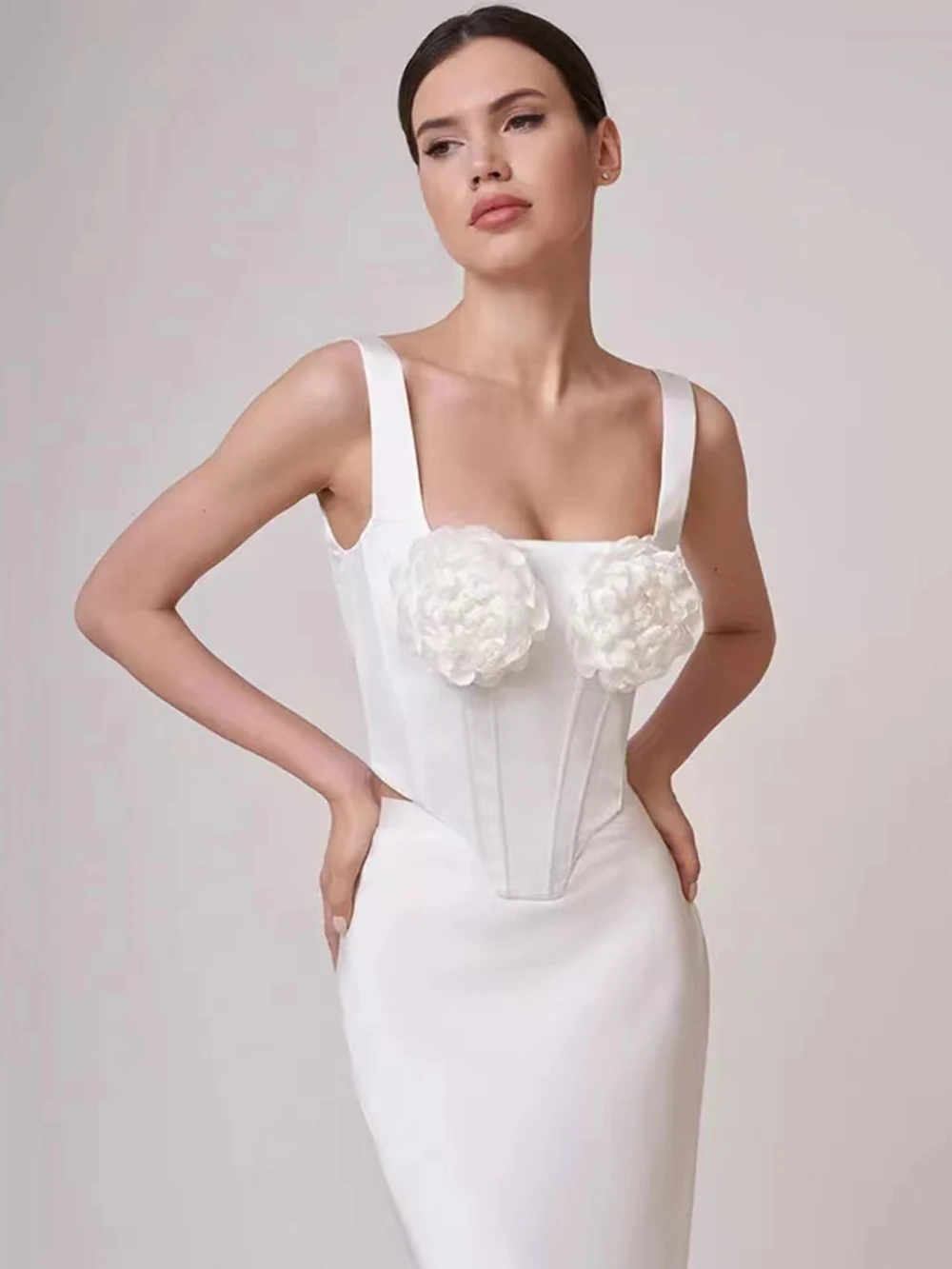 Modphy Elegant Evening Club Party Black White Flower Bandage Skirt Set Sexy Crop Top+High Waist Pencil Skirt Two Piece Set
Modphy Elegant Evening Club Party Black White Flower Bandage Skirt Set Sexy Crop Top+High Waist Pencil Skirt Two Piece Set