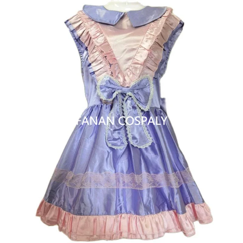 Adult Giant Baby Sexy Girl Purple Thin Bow Satin Sissy Sleeveless Dress Japanese Maid Role Playing Customization
Adult Giant Baby Sexy Girl Purple Thin Bow Satin Sissy Sleeveless Dress Japanese Maid Role Playing Customization
