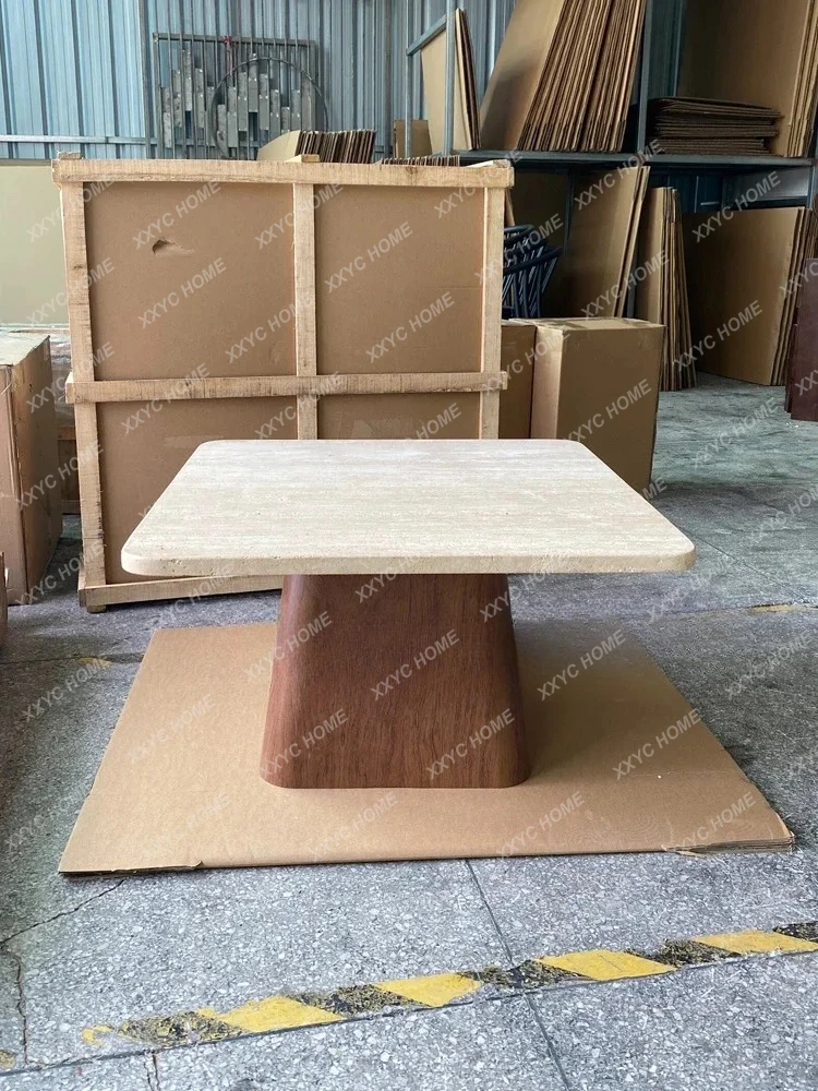 H Natural travertine coffee table retro living room small apartment design creative simple coffee table
H Natural travertine coffee table retro living room small apartment design creative simple coffee table