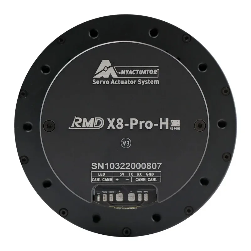 Сервомотор для робота-ручки RMD-X8 Pro-H 1:6 V3, привод редукторного двигателя робота, бесщеточный двигатель постоянного тока
Сервомотор для робота-ручки RMD-X8 Pro-H 1:6 V3, привод редукторного двигателя робота, бесщеточный двигатель постоянного тока