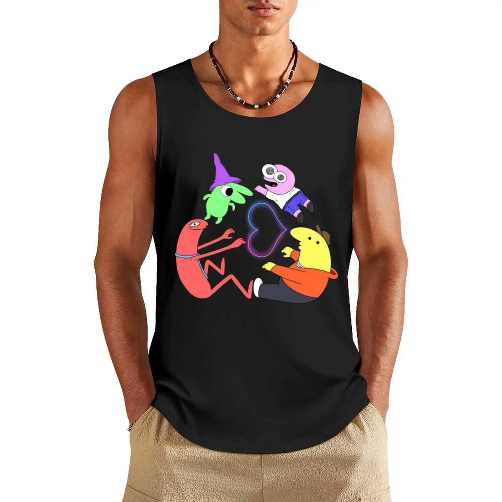 BEST SELLING - Smiling Friends All Smiling Friends Design Tank Top men gym clothing sleeveless man shirts t-shirts man
BEST SELLING - Smiling Friends All Smiling Friends Design Tank Top men gym clothing sleeveless man shirts t-shirts man
