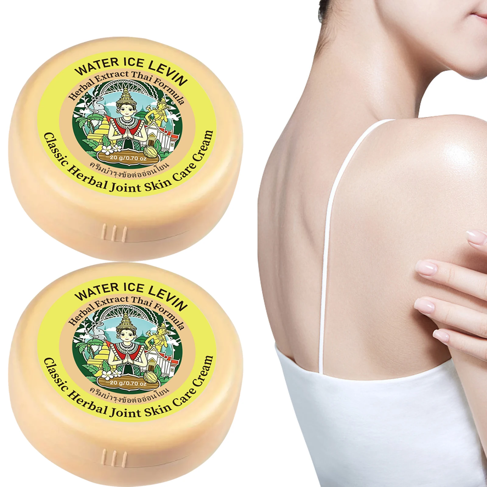 Thai Herbal Joint Care Cream with Shea Butter, Collagen Infused Moisturizing Firming Skin Lotion
Thai Herbal Joint Care Cream with Shea Butter, Collagen Infused Moisturizing Firming Skin Lotion