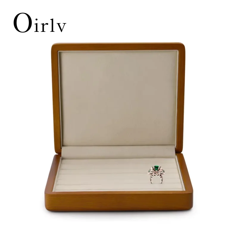 Oirlv New Solid Wood Jewelry Display Box Ring Display Holder with Microfiber Jewelry Box Stand for Jewelry Organizer Packing Box
Oirlv New Solid Wood Jewelry Display Box Ring Display Holder with Microfiber Jewelry Box Stand for Jewelry Organizer Packing Box