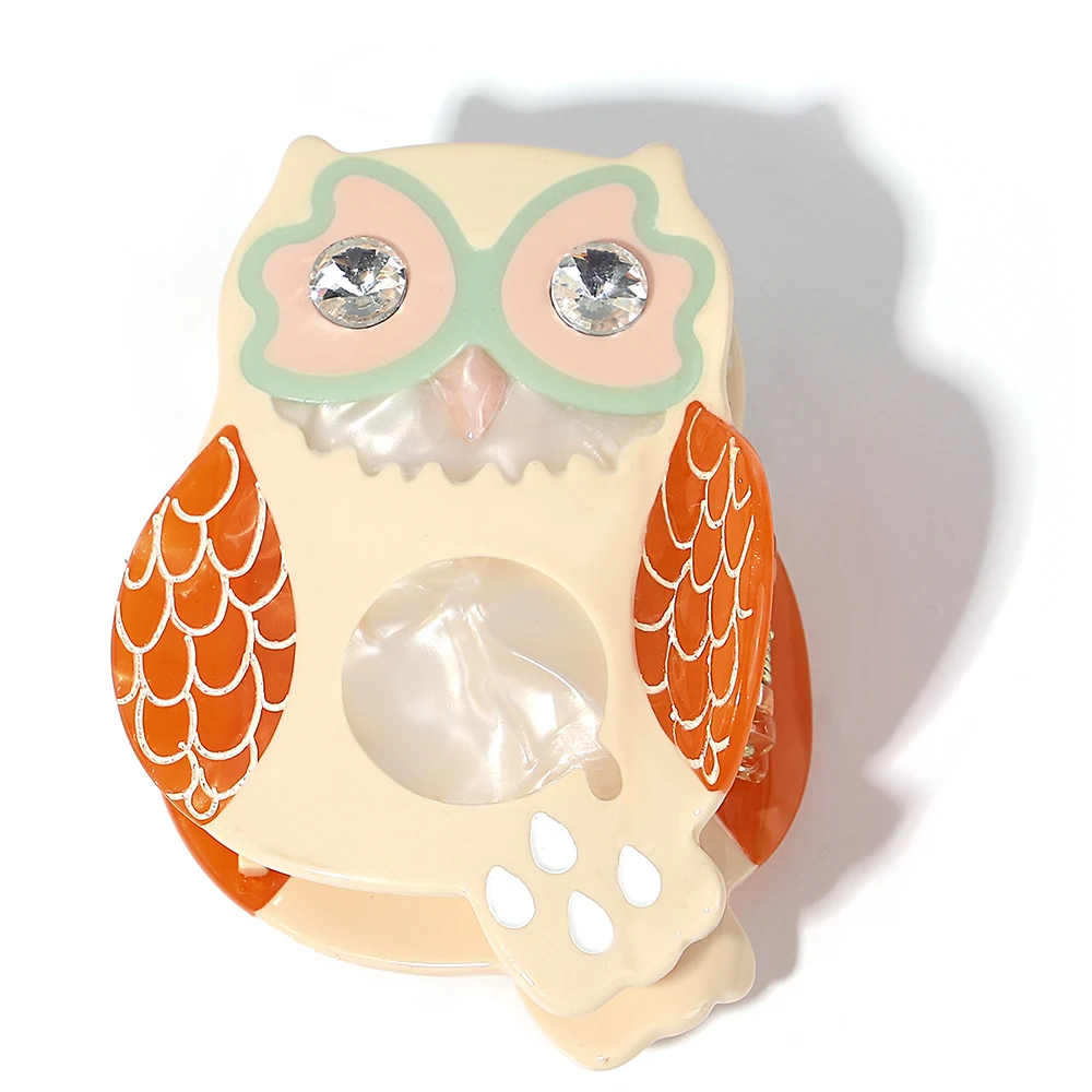 New Oversize Crab Hair Clip Claw For Women Funny Cartoon Owl Rhinestone Non-slip Ponytail Hair Accessories Tool Headwear Gifts
New Oversize Crab Hair Clip Claw For Women Funny Cartoon Owl Rhinestone Non-slip Ponytail Hair Accessories Tool Headwear Gifts