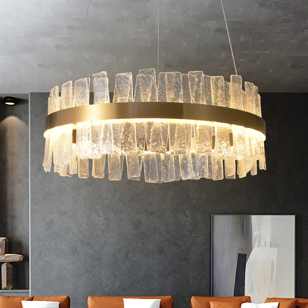 Creative Glass Chandelier For Living Dining Room Gold Luxury Hanging Lamp Led Home Decor Lighting Rectangular Kitchen Fixtures
Creative Glass Chandelier For Living Dining Room Gold Luxury Hanging Lamp Led Home Decor Lighting Rectangular Kitchen Fixtures