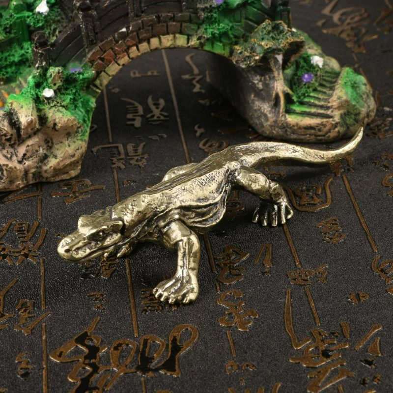 Antique Brass Ancient Dragon Komodo Dragon Home Creative Fish Tank Office Desktop Pet Tea Ornaments Crafts Gifts
Antique Brass Ancient Dragon Komodo Dragon Home Creative Fish Tank Office Desktop Pet Tea Ornaments Crafts Gifts