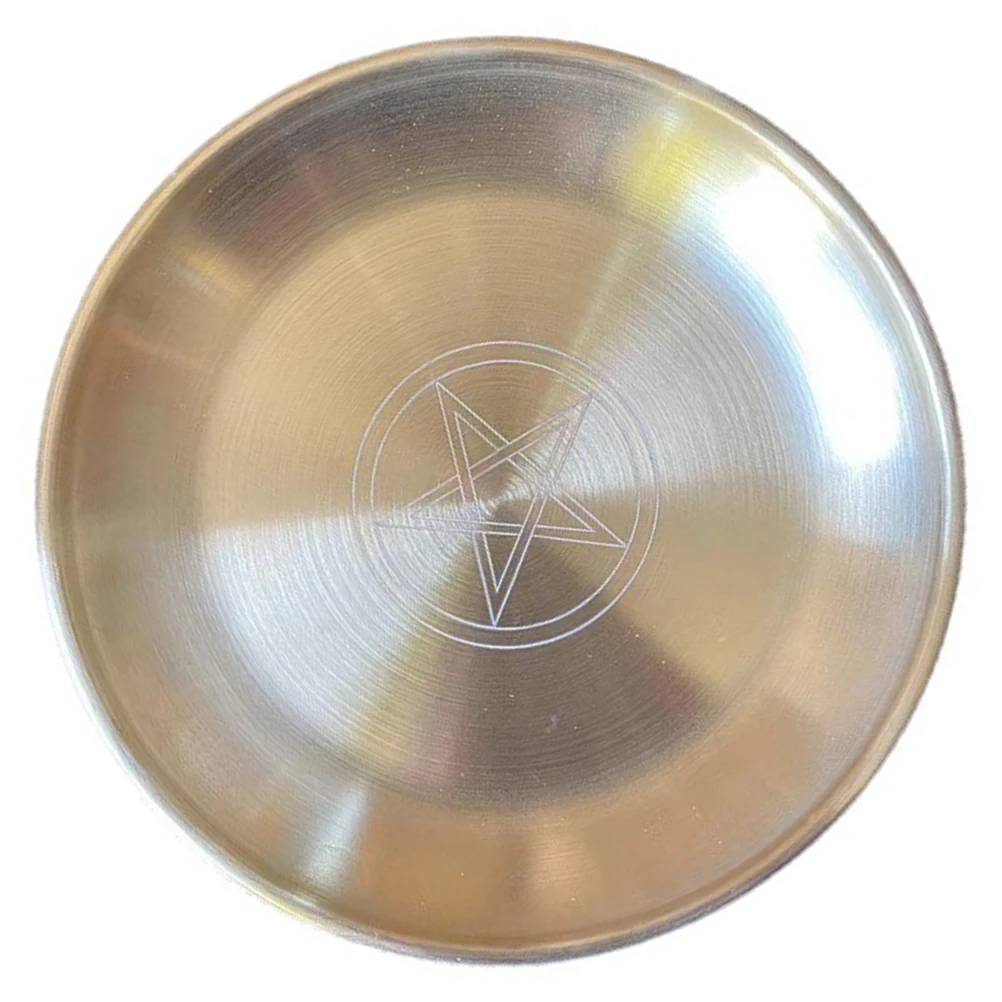 Pentagram Ritual Dishes Tray for Decorative Plates Accessories Smudging Silver Bowl Rituals Ornament
Pentagram Ritual Dishes Tray for Decorative Plates Accessories Smudging Silver Bowl Rituals Ornament