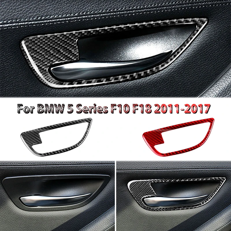 For BMW 5 Series F10 2011-2017 Accessories Carbon Fiber Interior Car Interior Door Handle Decorative Frame Trim Cover Stickers
For BMW 5 Series F10 2011-2017 Accessories Carbon Fiber Interior Car Interior Door Handle Decorative Frame Trim Cover Stickers