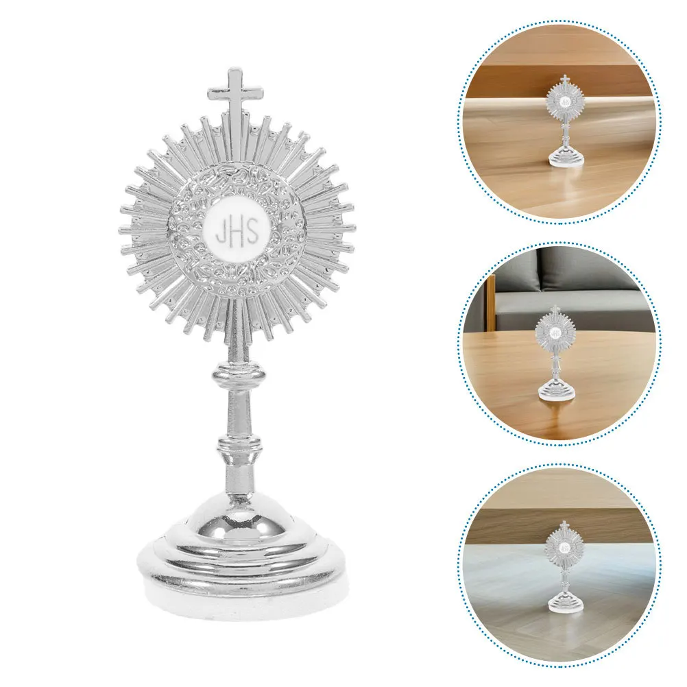 6Pcs Metal Catholic Cross Statue with Sturdy Base for Home Religious Decoration Tabletop Spiritual Centerpiece Church Living
6Pcs Metal Catholic Cross Statue with Sturdy Base for Home Religious Decoration Tabletop Spiritual Centerpiece Church Living