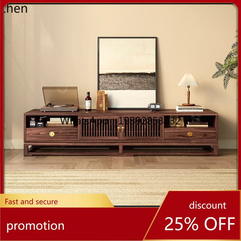 Тумба под телевизор HT1 в новом китайском стиле из массива черного ореха, высокая, простая, для гостиной, комбинированная с журнальным столиком, напольная тумба
Тумба под телевизор HT1 в новом китайском стиле из массива черного ореха, высокая, простая, для гостиной, комбинированная с журнальным столиком, напольная тумба