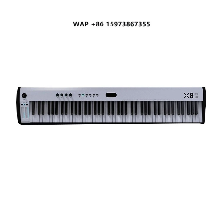 Midiplus X8H III Portable 88 Keys Hammer Action USB Controller Digital Piano Electronic Organ MIDI Music Keyboard Instrument
Midiplus X8H III Portable 88 Keys Hammer Action USB Controller Digital Piano Electronic Organ MIDI Music Keyboard Instrument