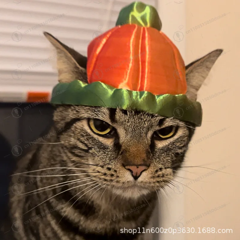 Cute Halloween Pumpkin Cat Helmet, Carved Texture Casual Pet Headwear, Non-toxic Safe Festival Gift for Pets
Cute Halloween Pumpkin Cat Helmet, Carved Texture Casual Pet Headwear, Non-toxic Safe Festival Gift for Pets