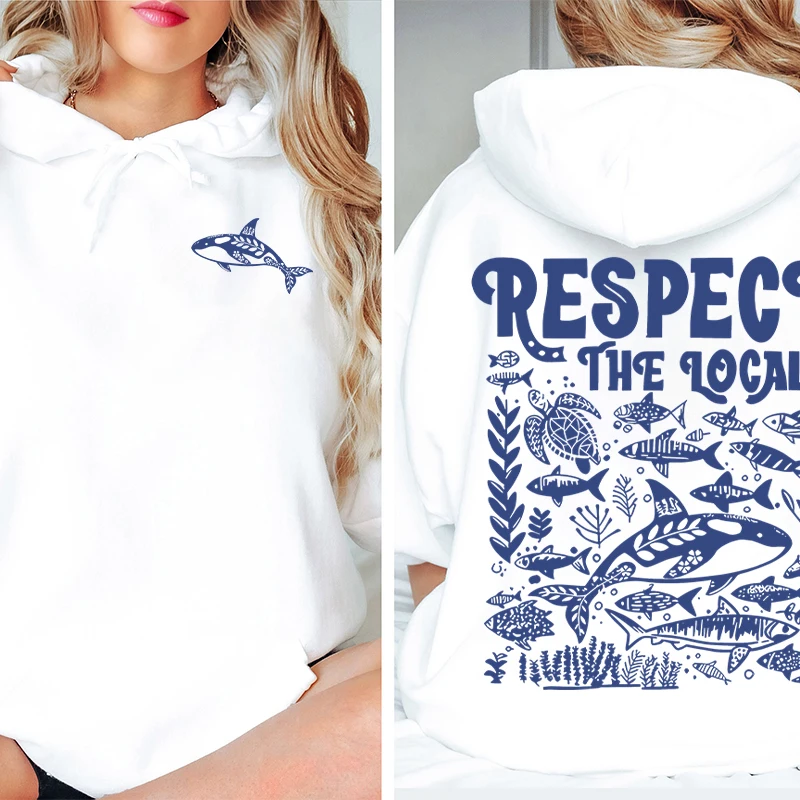 Protect The Sharks Hoodies "Respect The Locals" Y2K Sudaderas Long Sleeve Vintage Animal Sharks Streetwear Women's Clothing
Protect The Sharks Hoodies "Respect The Locals" Y2K Sudaderas Long Sleeve Vintage Animal Sharks Streetwear Women's Clothing