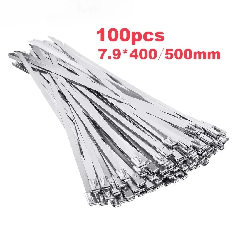 100Pcs Width 7.9mm Ties Multi-Purpose Locking Cable Metal Zip Ties Stainless Steel Zip Tie Exhaust Wrap Coated Locking Cable
100Pcs Width 7.9mm Ties Multi-Purpose Locking Cable Metal Zip Ties Stainless Steel Zip Tie Exhaust Wrap Coated Locking Cable