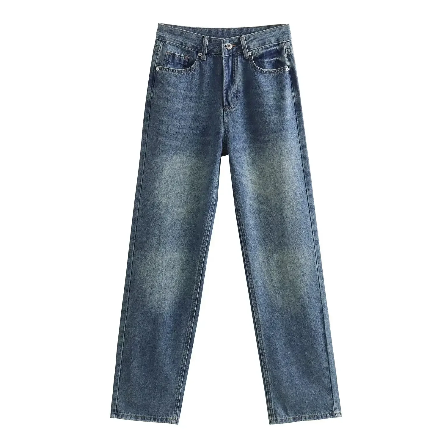 Maxdutti Fashion Girls High Waist American Vintage Mommy Jeans Loose Straight Fit Casual Denim Pants Women
Maxdutti Fashion Girls High Waist American Vintage Mommy Jeans Loose Straight Fit Casual Denim Pants Women