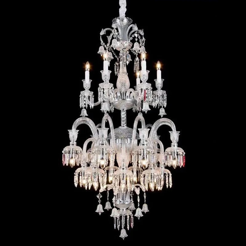 Luxury Glass Chandelier Indoor Lighting Crystal Suspension Pendant Lamp Classic Flower Design Hanging Home Light
Luxury Glass Chandelier Indoor Lighting Crystal Suspension Pendant Lamp Classic Flower Design Hanging Home Light
