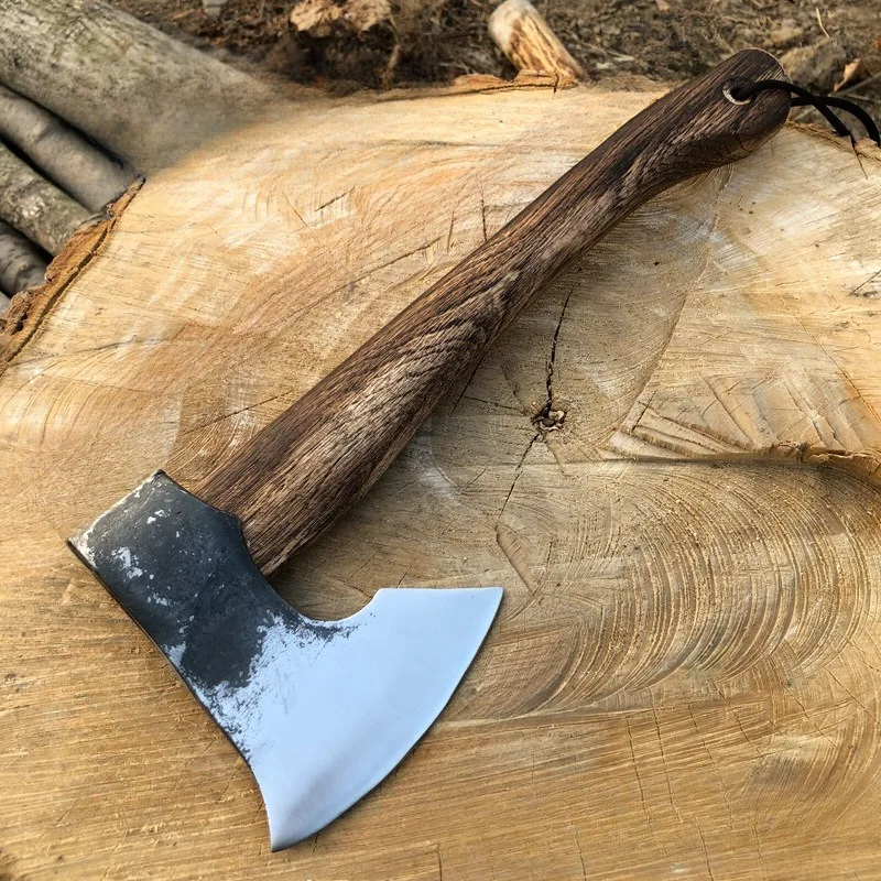 High-carbon Steel Forging Axe Multi-functional Wooden Handle Professional Outdoor Cut Firewood Axe Hand Tool Camping Supplies
High-carbon Steel Forging Axe Multi-functional Wooden Handle Professional Outdoor Cut Firewood Axe Hand Tool Camping Supplies
