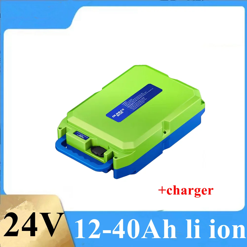 24 15Ah 20A 12Ah li ion 24v 40ah 30Ah 25Ah lithium ion battery with BMS for wheelchair golf car scooter Grass mower +charger
24 15Ah 20A 12Ah li ion 24v 40ah 30Ah 25Ah lithium ion battery with BMS for wheelchair golf car scooter Grass mower +charger