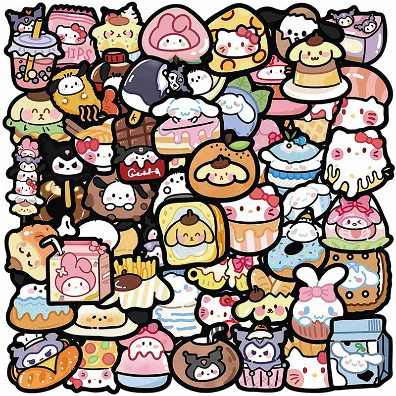 50 шт. милые забавные наклейки Sanrio с едой Мультяшные наклейки аниме наклейки Kawaii детские наклейки игрушки
50 шт. милые забавные наклейки Sanrio с едой Мультяшные наклейки аниме наклейки Kawaii детские наклейки игрушки