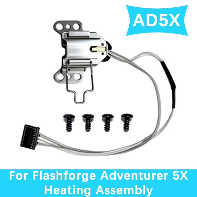 Hotend Heating Assembly For Flashforge AD5X Hot End Heating Component + Heater Cartridge Thermistor For Flashforge Adventurer 5X
Hotend Heating Assembly For Flashforge AD5X Hot End Heating Component + Heater Cartridge Thermistor For Flashforge Adventurer 5X