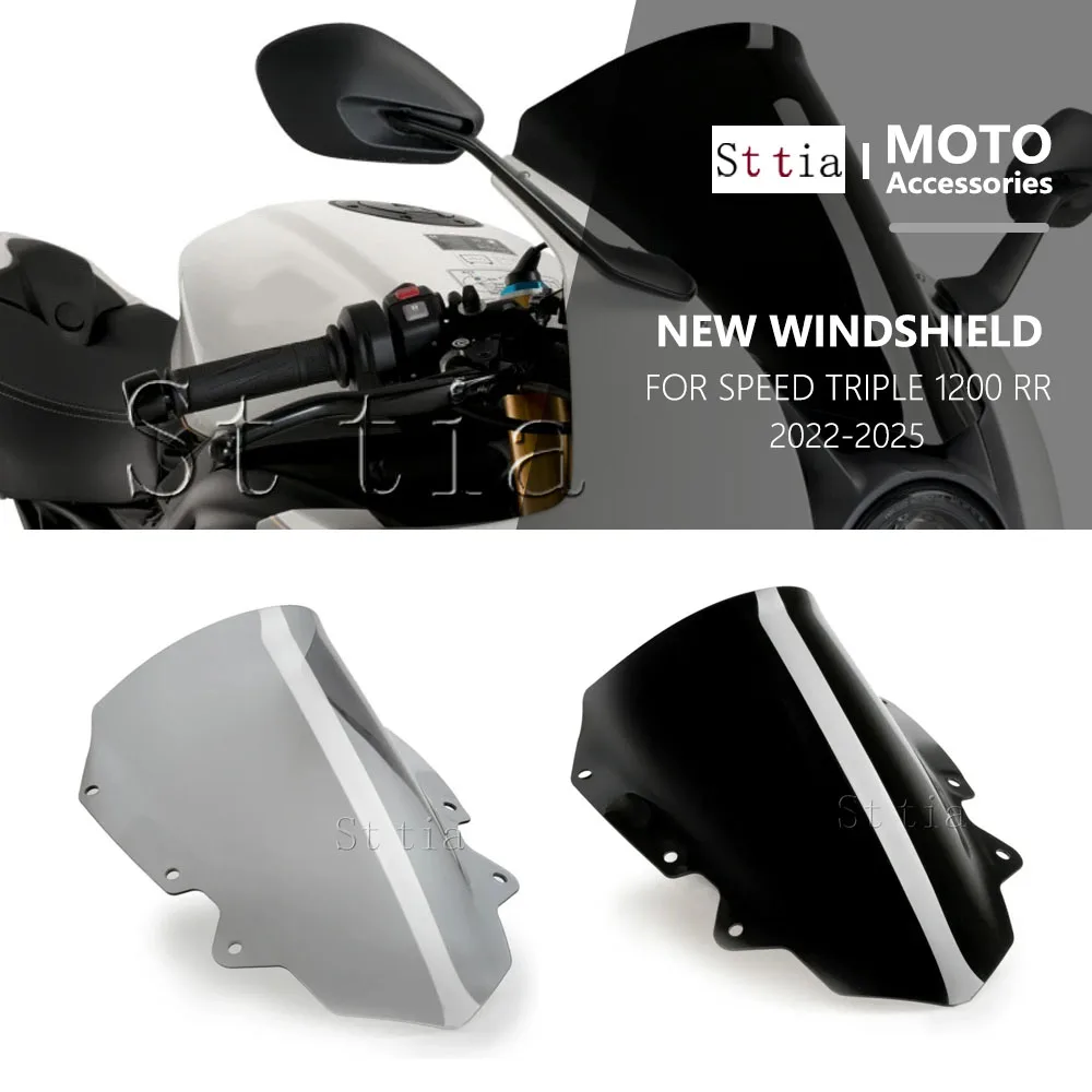 Motorcycle Accessorie Windshield Windscreen Visor Wind Screen Deflector FOR Triumph Speed Triple 1200 RR 2022 - 2025
Motorcycle Accessorie Windshield Windscreen Visor Wind Screen Deflector FOR Triumph Speed Triple 1200 RR 2022 - 2025