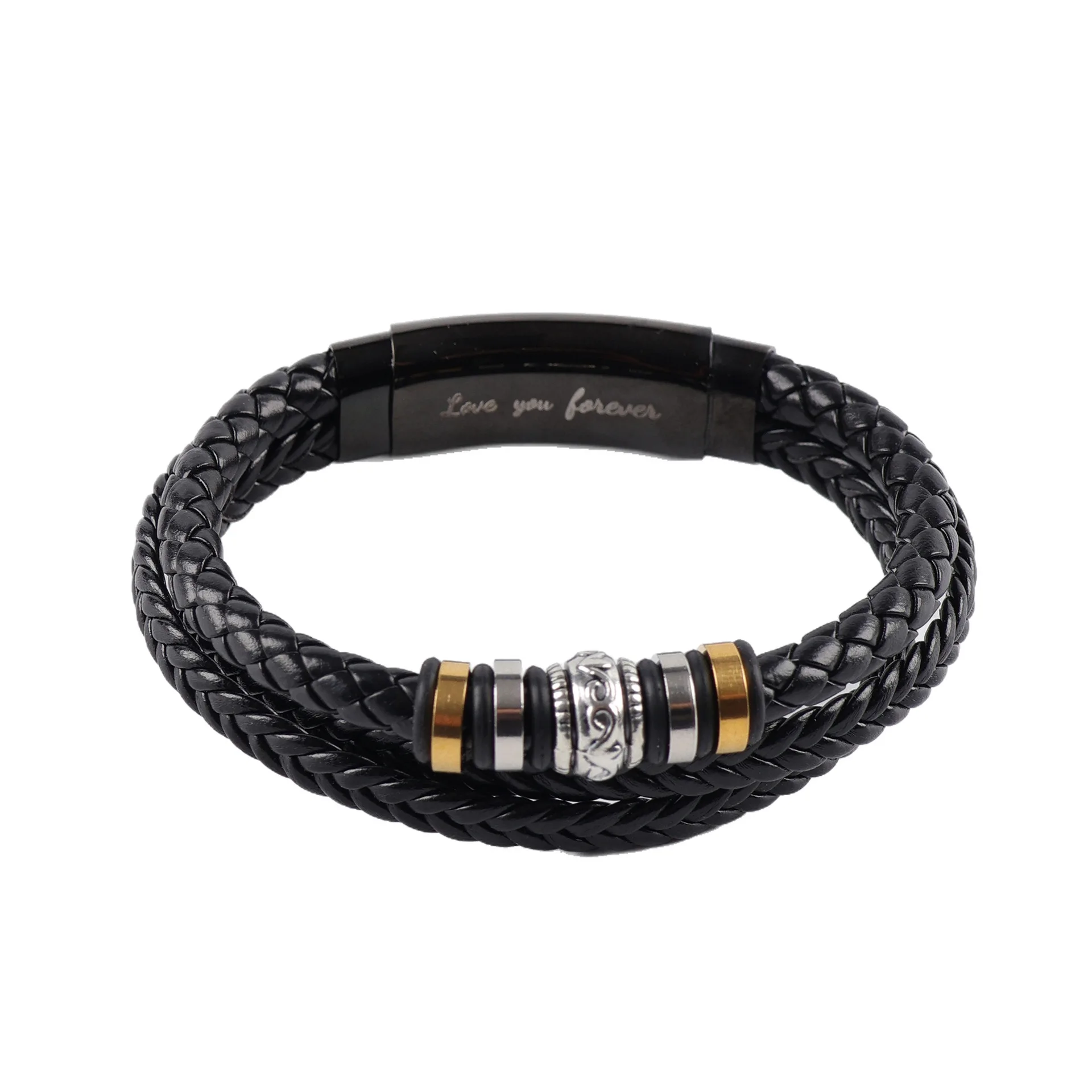 Retro Alloy Clasp Bracelet Ethnic Style Leather Bangle Handmade Multi Layer Woven Men's Bracelet Fashion Male Daily Wear Jewelry
Retro Alloy Clasp Bracelet Ethnic Style Leather Bangle Handmade Multi Layer Woven Men's Bracelet Fashion Male Daily Wear Jewelry