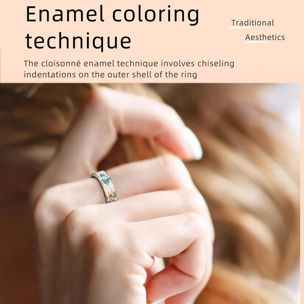 R18 Luxury Color Enamel Stainless Steel Women Smart Ring Stylish Fitness Tracker Female Lady Smart Rings Cute IP68 Waterproof
R18 Luxury Color Enamel Stainless Steel Women Smart Ring Stylish Fitness Tracker Female Lady Smart Rings Cute IP68 Waterproof