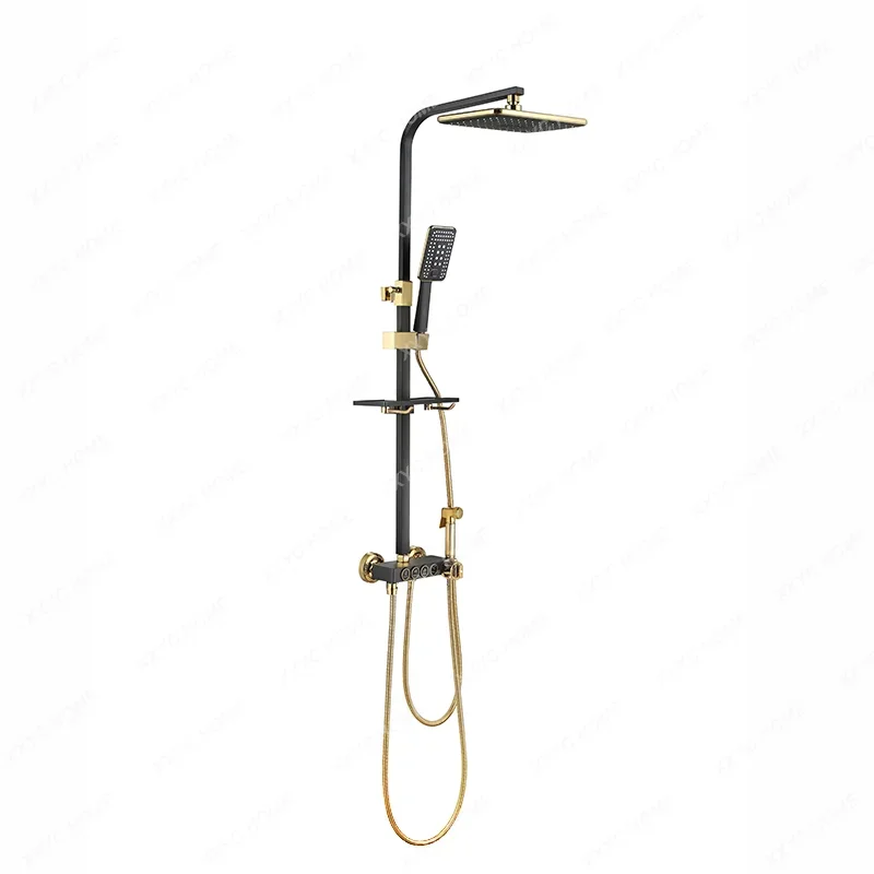 German Matte Black Shower Head Set Bathroom Constant Temperature Rain Household Bathroom Copper Nordic Black Gold Shower
German Matte Black Shower Head Set Bathroom Constant Temperature Rain Household Bathroom Copper Nordic Black Gold Shower