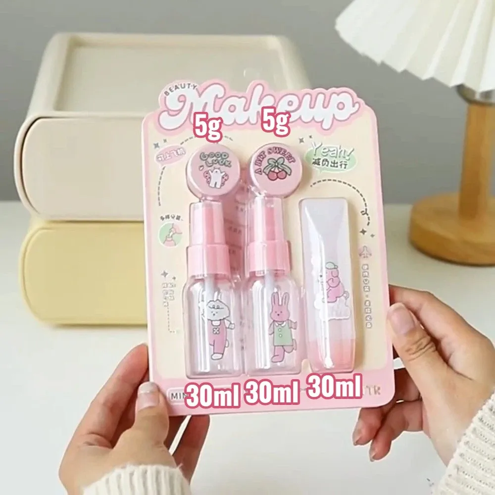 Portable Skincare Makeup Dispensing Bottles Cute Empty Bottles Squeeze Bottle Cartoon Leak Proof Travel Bottles Set
Portable Skincare Makeup Dispensing Bottles Cute Empty Bottles Squeeze Bottle Cartoon Leak Proof Travel Bottles Set