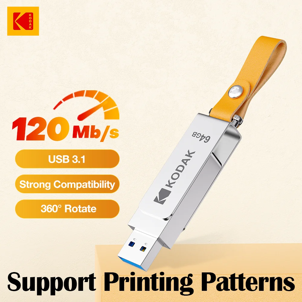 Металлический флэш-накопитель Kodak USB3.1, 64 ГБ, 128 ГБ, 256 ГБ, ремешок, портативный флэш-накопитель, U-диск, поддержка 3D-принтера, имя, подарок
Металлический флэш-накопитель Kodak USB3.1, 64 ГБ, 128 ГБ, 256 ГБ, ремешок, портативный флэш-накопитель, U-диск, поддержка 3D-принтера, имя, подарок