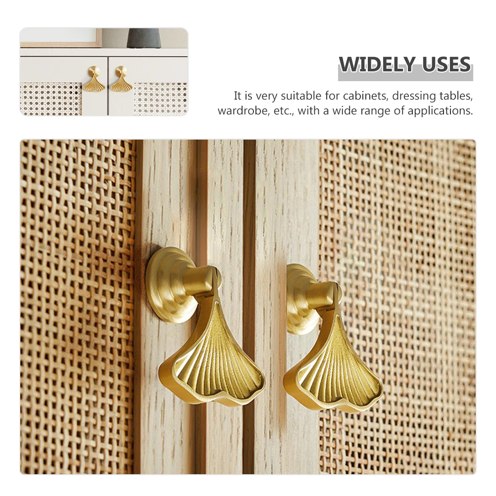 Ginkgo Leaf Shape Gold Cabinet Handles Brass Drawer Knobs Furniture Pulls Dresser Wardrobe Door Handle Decorative Metal Golden
Ginkgo Leaf Shape Gold Cabinet Handles Brass Drawer Knobs Furniture Pulls Dresser Wardrobe Door Handle Decorative Metal Golden