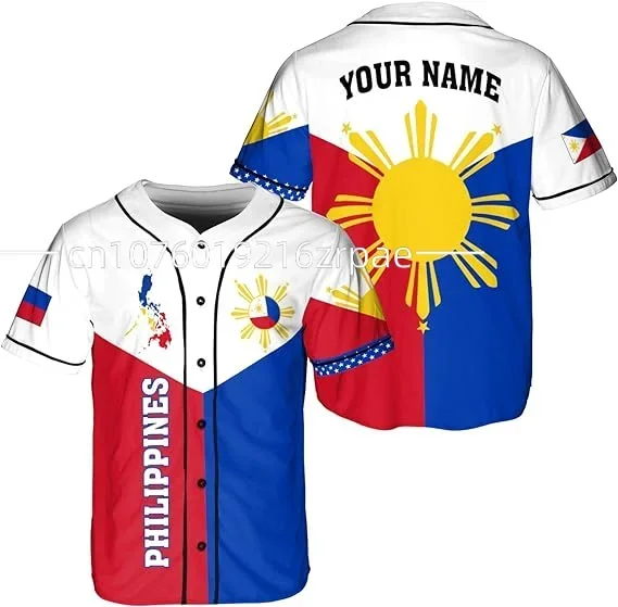 2024 Free Custom Name Philippines Baseball Jersey 2024 New Men's and Women's Casual Fashion Street Short Sleeved Shirt
2024 Free Custom Name Philippines Baseball Jersey 2024 New Men's and Women's Casual Fashion Street Short Sleeved Shirt