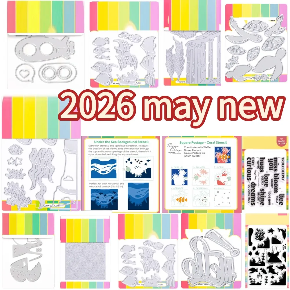 2026 Cutting Dies Scrapbook Diary Decoration Stencil Embossing Template DIY Greeting Card Handmade Dog Footprints marine animals
2026 Cutting Dies Scrapbook Diary Decoration Stencil Embossing Template DIY Greeting Card Handmade Dog Footprints marine animals