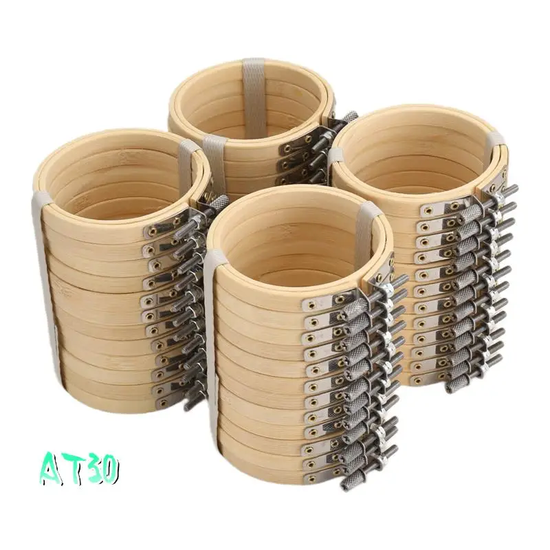 48 PCS Embroidery Hoop Mini Embroidery Hoop Wood Color 3Inch For DIY Craft Needlework, Sewing And Crafts 8Cm-AT30
48 PCS Embroidery Hoop Mini Embroidery Hoop Wood Color 3Inch For DIY Craft Needlework, Sewing And Crafts 8Cm-AT30