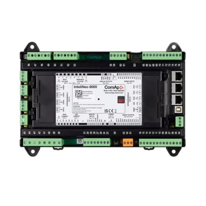Оригинальный контроллер дизельной генераторной установки Comap IN-6000 InteliNeo 6000
Оригинальный контроллер дизельной генераторной установки Comap IN-6000 InteliNeo 6000