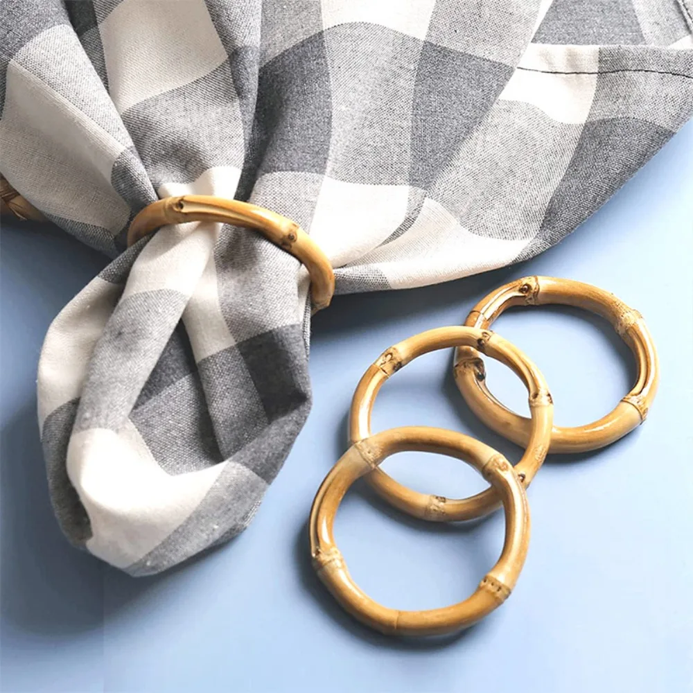 4/6pcs Wood Wooden Napkin Rings Natural Color 2.95 Inch Simple Fashion Napkin Ring Pastoral Wood Three-ring Napkin Ring
4/6pcs Wood Wooden Napkin Rings Natural Color 2.95 Inch Simple Fashion Napkin Ring Pastoral Wood Three-ring Napkin Ring