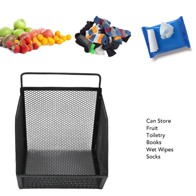 D2 Hanging Kitchen Basket Organizers Adhesive Non Drill Wall Mounted Small Wire Storage Food Pantry Bevel Fruit Bottle Basket
D2 Hanging Kitchen Basket Organizers Adhesive Non Drill Wall Mounted Small Wire Storage Food Pantry Bevel Fruit Bottle Basket