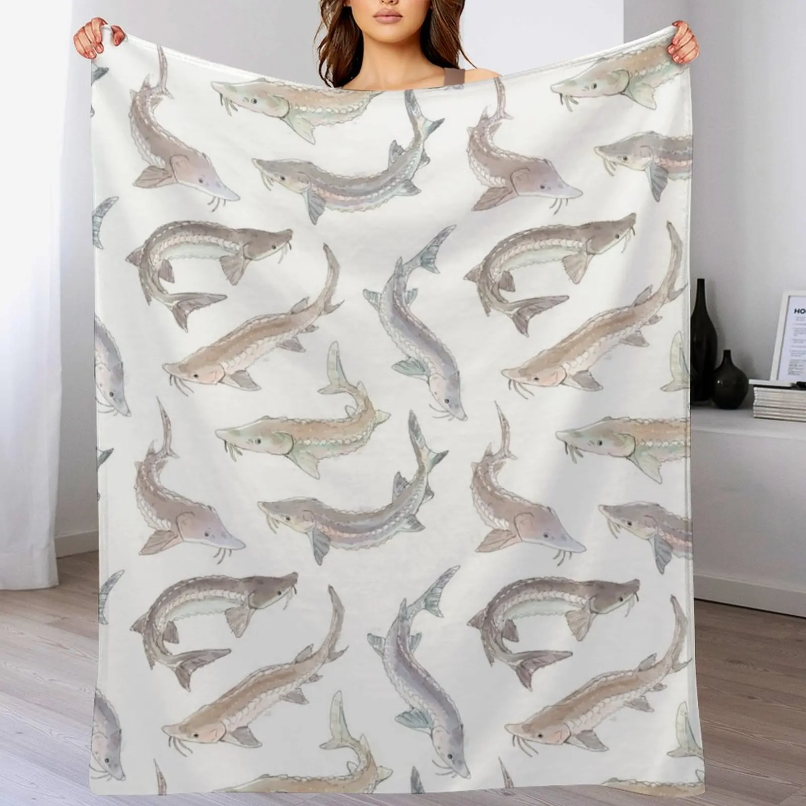 Watercolor white sturgeon Throw Blanket Furry cosplay anime Flannel Fabric manga Blankets
Watercolor white sturgeon Throw Blanket Furry cosplay anime Flannel Fabric manga Blankets