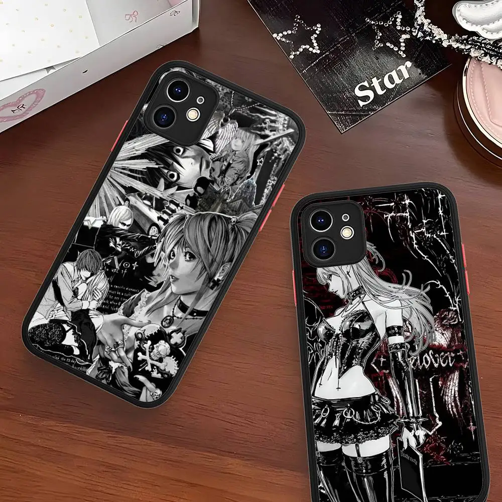 D-Death N-Note Phone Case For IPhone 14 11 12 13 Mini Pro Max 8 7 Plus X XR XS MAX Translucent Matte Cover
D-Death N-Note Phone Case For IPhone 14 11 12 13 Mini Pro Max 8 7 Plus X XR XS MAX Translucent Matte Cover