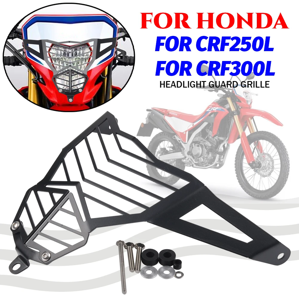 For Honda CRF250L CRF300L 2021 2022 2023 CRF 300L CRF 250 L Motorcycle Accessories Headlight Grille Guard Headlamp Grill Cover
For Honda CRF250L CRF300L 2021 2022 2023 CRF 300L CRF 250 L Motorcycle Accessories Headlight Grille Guard Headlamp Grill Cover