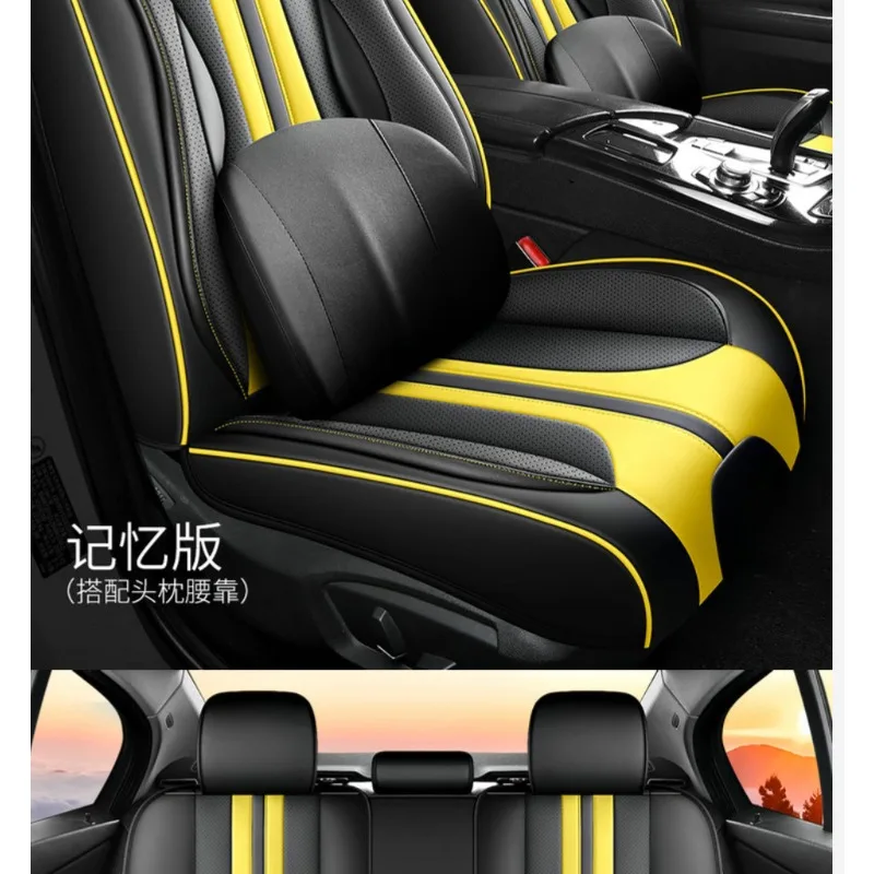 Car seat cover Fully enclosed Four Seasons Universal Leather Seat Cushion Single t Five Cushion
Car seat cover Fully enclosed Four Seasons Universal Leather Seat Cushion Single t Five Cushion