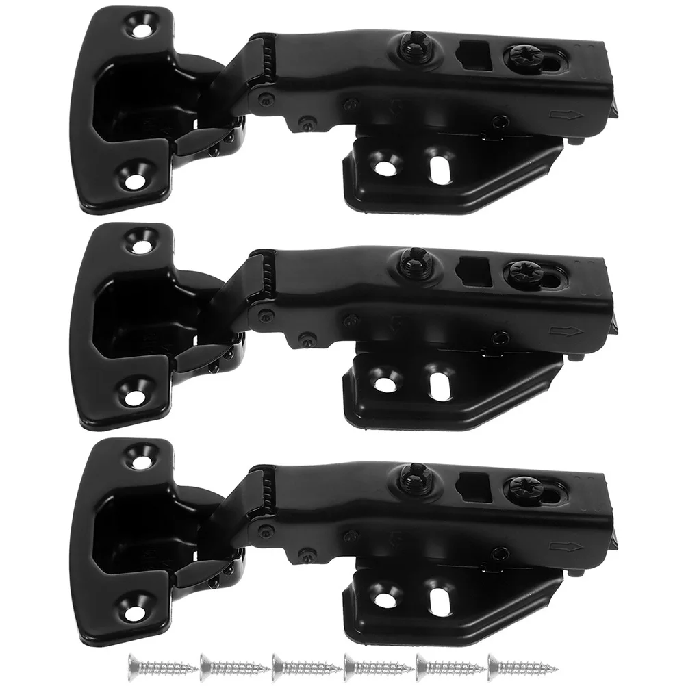 3pcs Full Overlay Frameless Cabinet Hinges Concealed Heavy Duty Self Closing Black Damping Hinges For Kitchen Cabinet Doors
3pcs Full Overlay Frameless Cabinet Hinges Concealed Heavy Duty Self Closing Black Damping Hinges For Kitchen Cabinet Doors