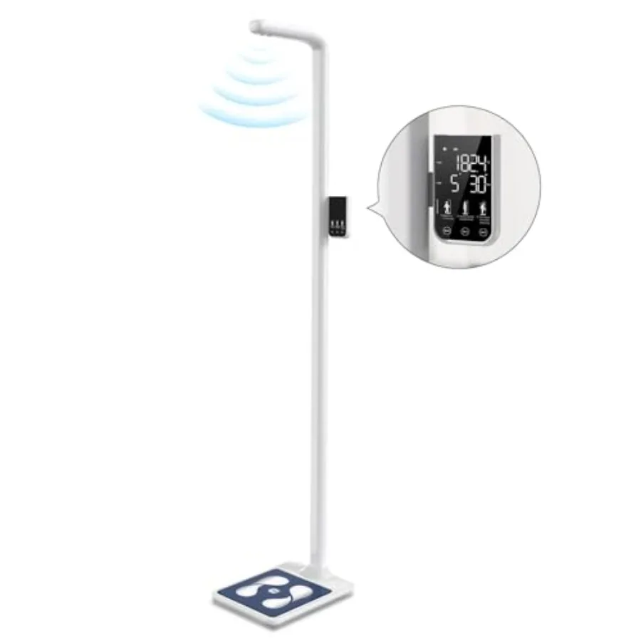 Digital Physician Scale BMI: Ultrasonic Electronic Height and Weight Scale 76 Height Measuring Device Accurate Body Weight 485
Digital Physician Scale BMI: Ultrasonic Electronic Height and Weight Scale 76 Height Measuring Device Accurate Body Weight 485