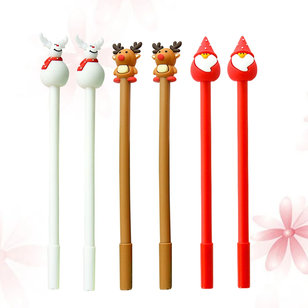 6 Pcs Black Pens Lovely Christmas Writing School Office Supplies Student Novelty Drawing Marking Pens
6 Pcs Black Pens Lovely Christmas Writing School Office Supplies Student Novelty Drawing Marking Pens