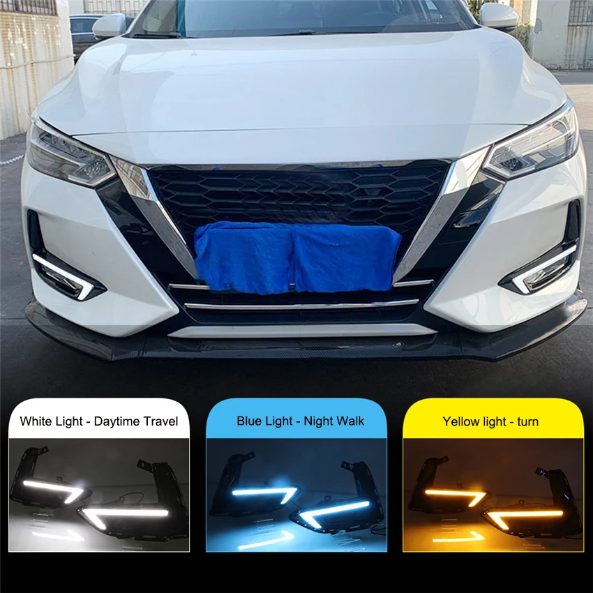 Daytime Running Light For Nissan Sentra Sylphy 2019-2022 Turn Signal Night Running Lamps Car Headlamps DRL Fog Lamp Decoration
Daytime Running Light For Nissan Sentra Sylphy 2019-2022 Turn Signal Night Running Lamps Car Headlamps DRL Fog Lamp Decoration