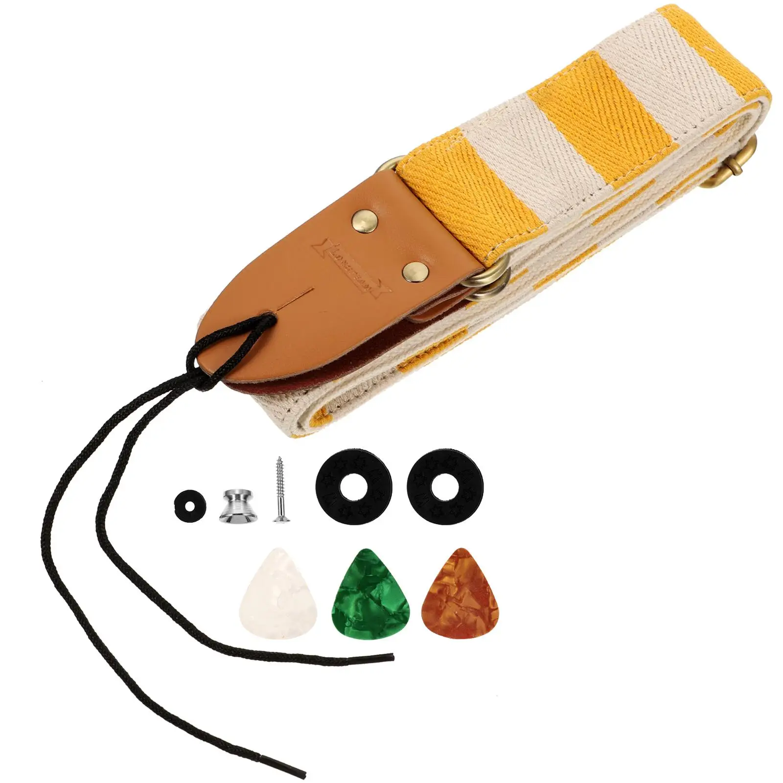 Orange Yellow Striped Guitar Strap Acoustic Bass Adjustable Wide Anti Stretch Long Lasting Practical Accessories Child Shoulder
Orange Yellow Striped Guitar Strap Acoustic Bass Adjustable Wide Anti Stretch Long Lasting Practical Accessories Child Shoulder