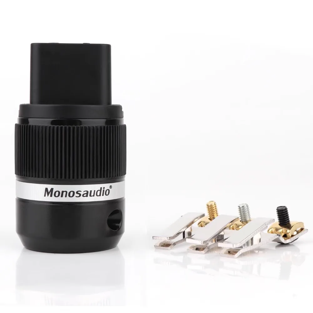 Monosaudio F120R Pure Copper Rhodium/Gold Plated Audio Power Plug IEC Female Connector Plug AC 20A C19 Connector
Monosaudio F120R Pure Copper Rhodium/Gold Plated Audio Power Plug IEC Female Connector Plug AC 20A C19 Connector