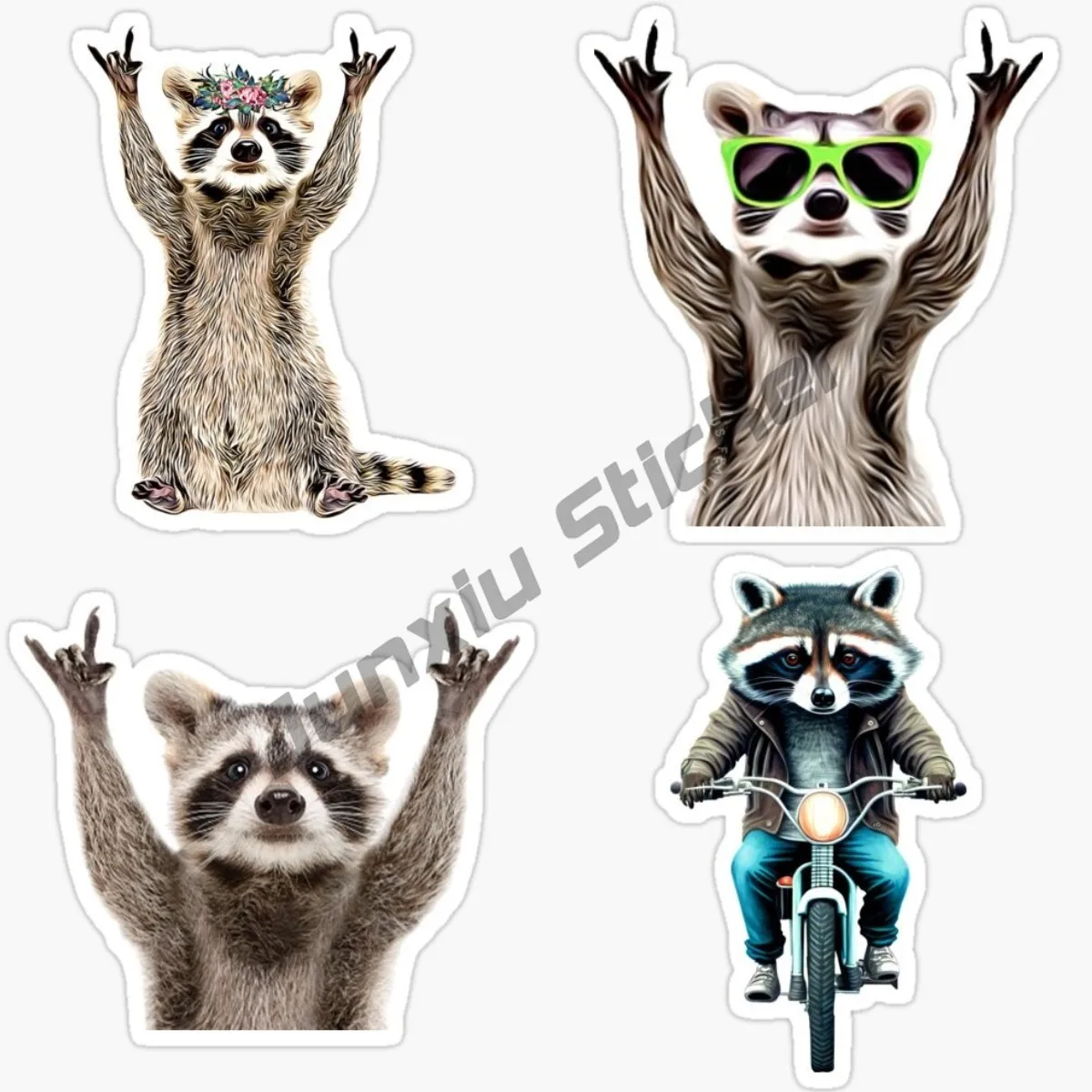 Funny Raccoon Rock Sign Car Decal Vinyl Hand Gestures Animal Window Sticker Bumper Stickers Window Cup Laptop Decoration
Funny Raccoon Rock Sign Car Decal Vinyl Hand Gestures Animal Window Sticker Bumper Stickers Window Cup Laptop Decoration