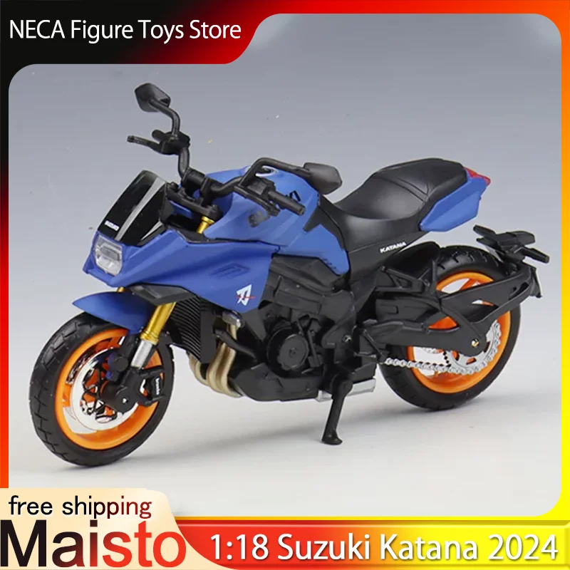 Maisto 1:18 Suzuki Katana 2024 Diecast Motorcycle Model with Steering & Suspension Function Toy Gift For Adults & Fans In Stock
Maisto 1:18 Suzuki Katana 2024 Diecast Motorcycle Model with Steering & Suspension Function Toy Gift For Adults & Fans In Stock