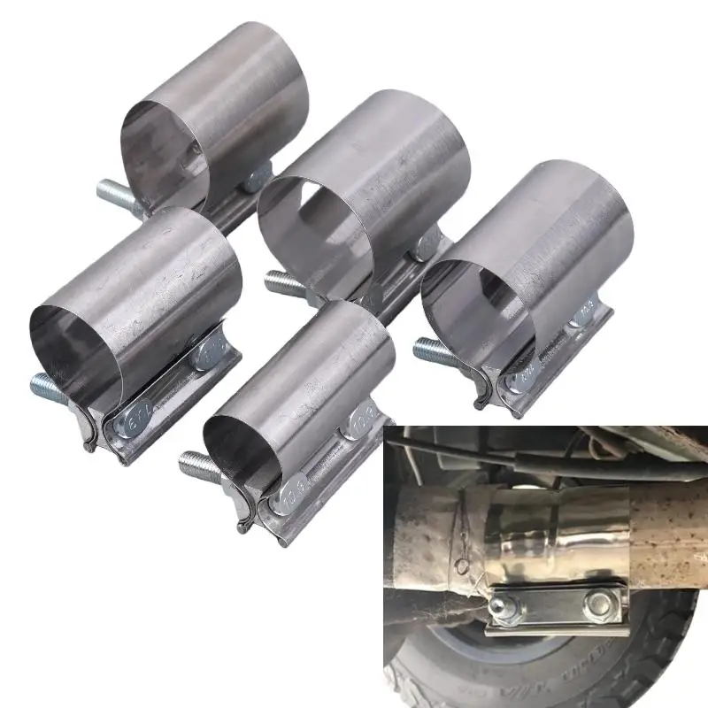 Универсальный хомут для выхлопной трубы из нержавеющей стали CC1Pcs, автомобильные аксессуары, прочный стальной зажим для труб 40/45/50/53/55/57/60/63 мм
Универсальный хомут для выхлопной трубы из нержавеющей стали CC1Pcs, автомобильные аксессуары, прочный стальной зажим для труб 40/45/50/53/55/57/60/63 мм